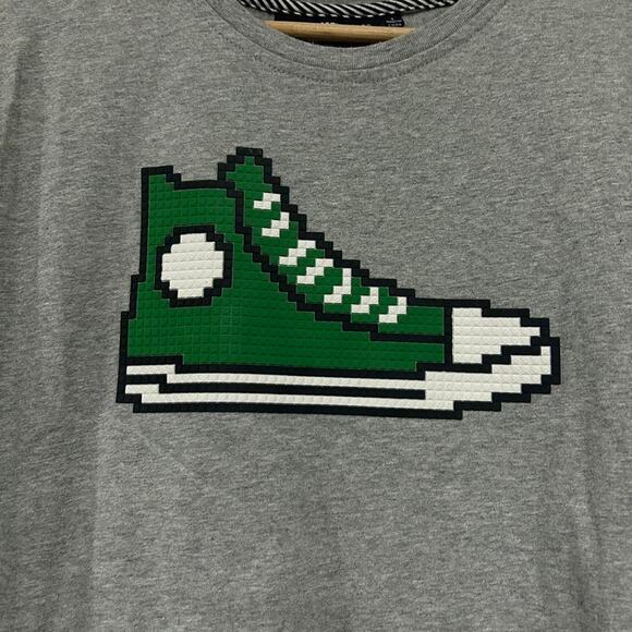 Mostly Heard Rarely Seen Converse Shoe Tee Shirt - Picture 2 of 5